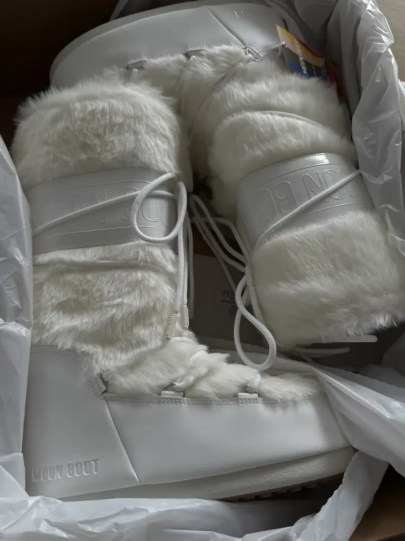 Луноходы Moon Boot с мехом
