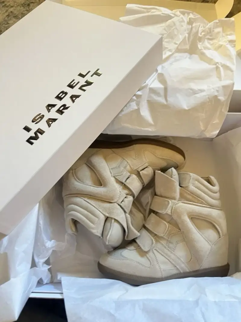 Сникеры Isabel Marant на танкетке